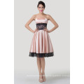 Grace Karin Damen Sexy trägerlosen lila rosa knielangen Brautjungfer Kleid Muster CL6284